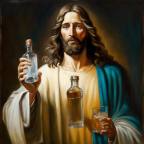 Иисус реклама водки
